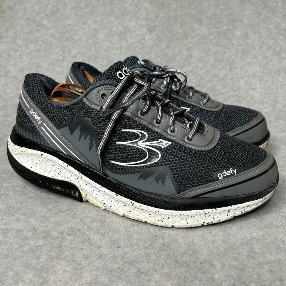 Gdefy Women's Black and Gray Sneakers